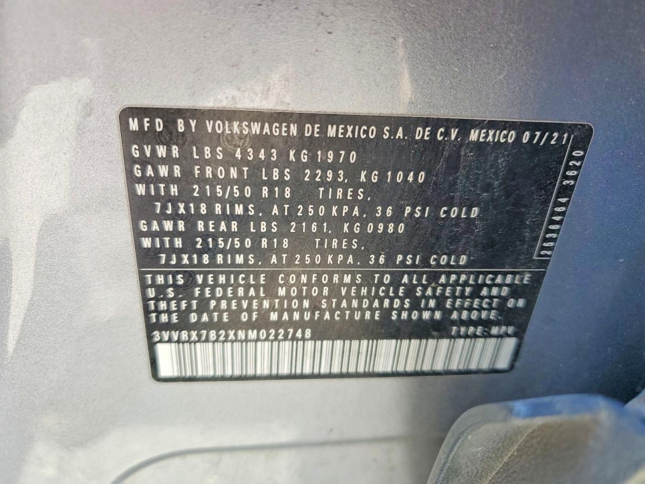 2022 VOLKSWAGEN ALL OTHER