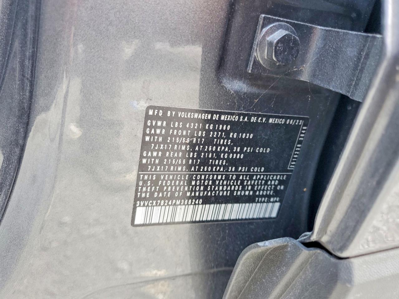 2023 VOLKSWAGEN TAOS S