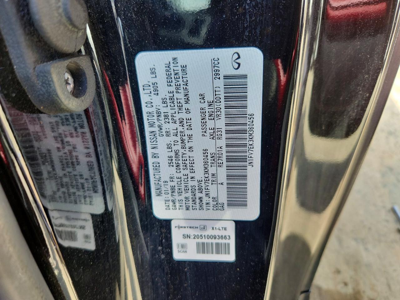 2019 INFINITI Q60