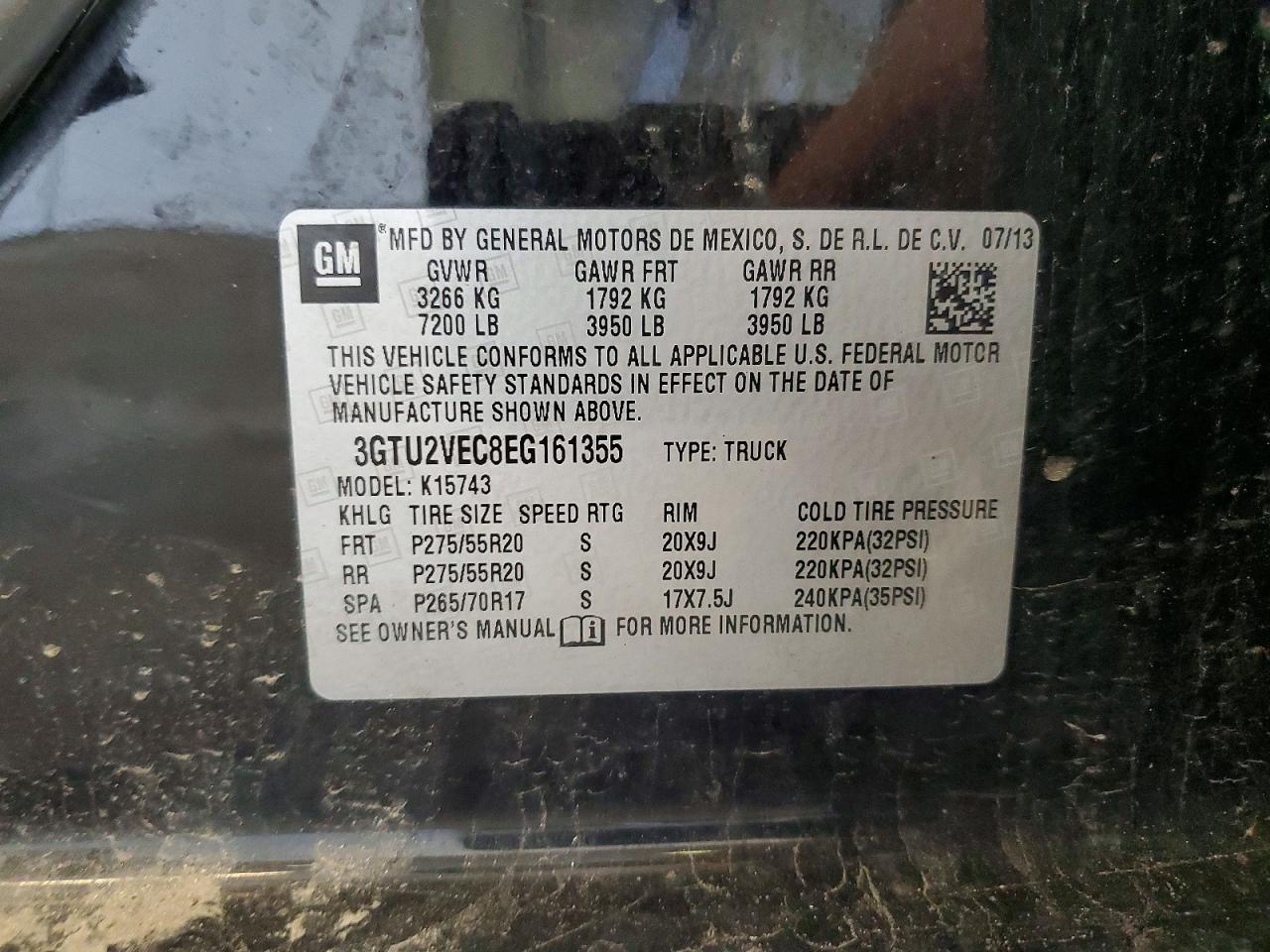 2014 GMC SIERRA