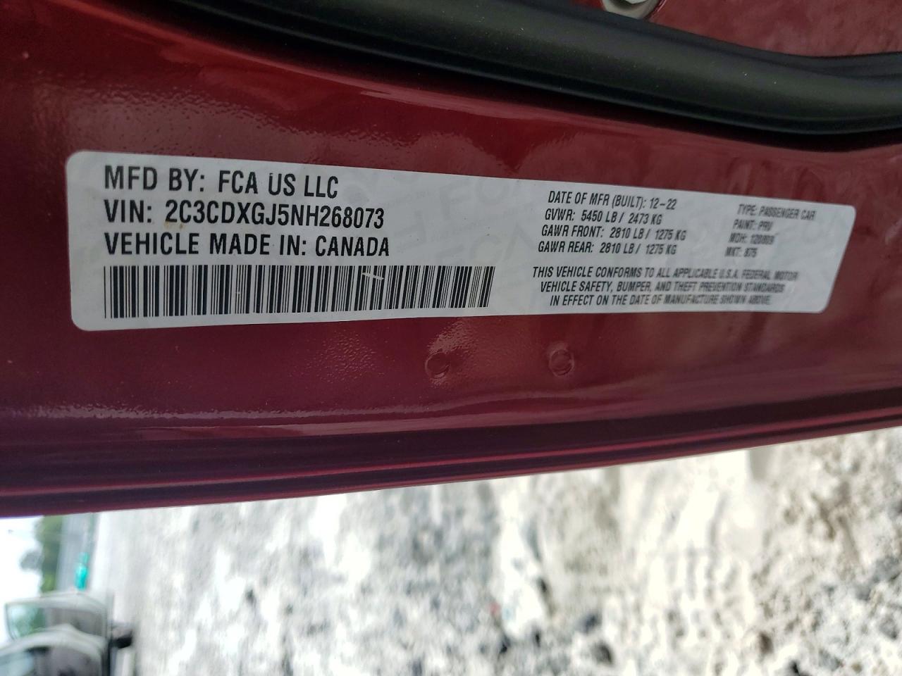 2022 DODGE CHARGER