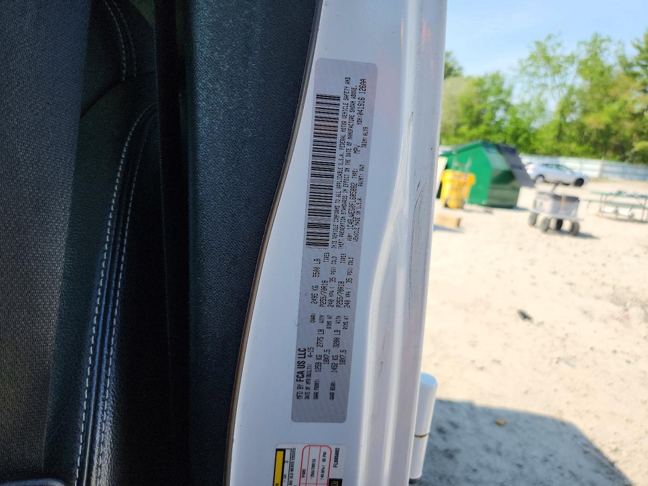 2015 JEEP WRANGLER