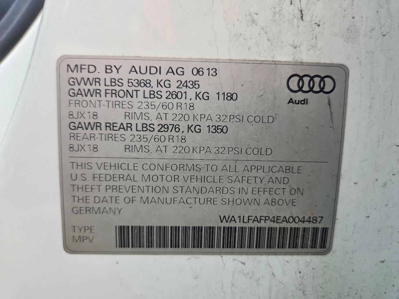2014 AUDI Q5