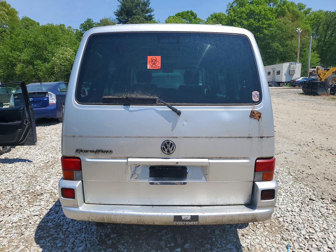 2001 VOLKSWAGEN EUROVAN