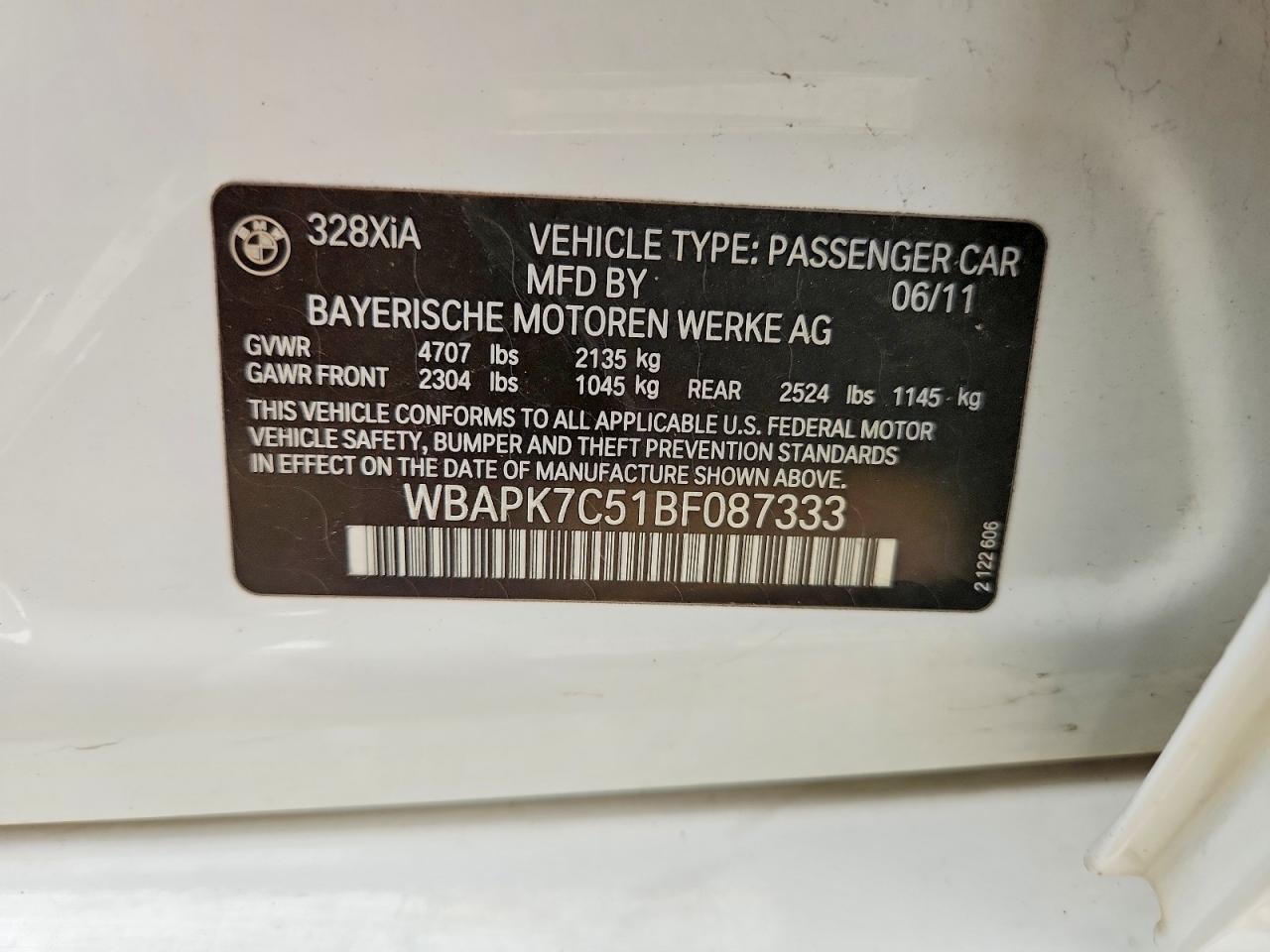 2011 BMW 3 SERIES