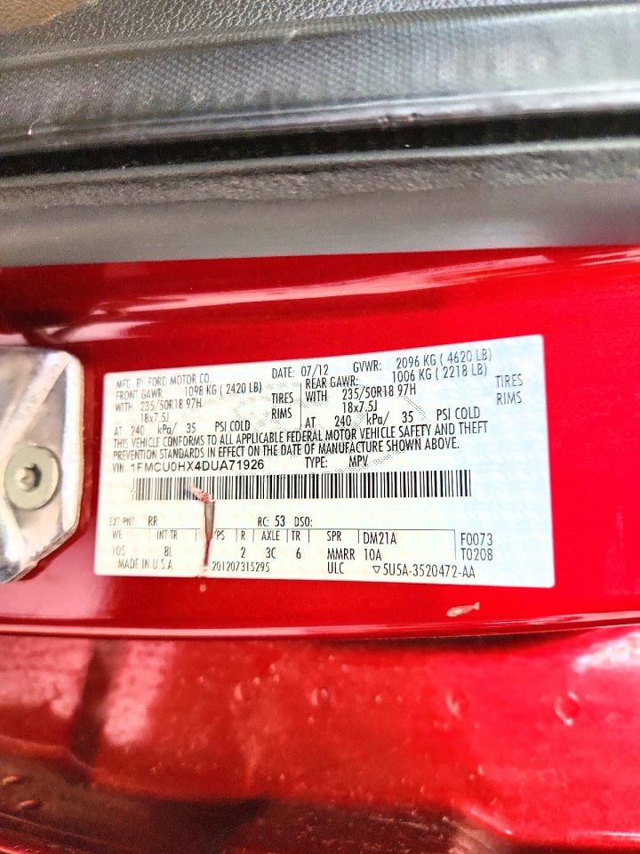 2013 FORD ESCAPE