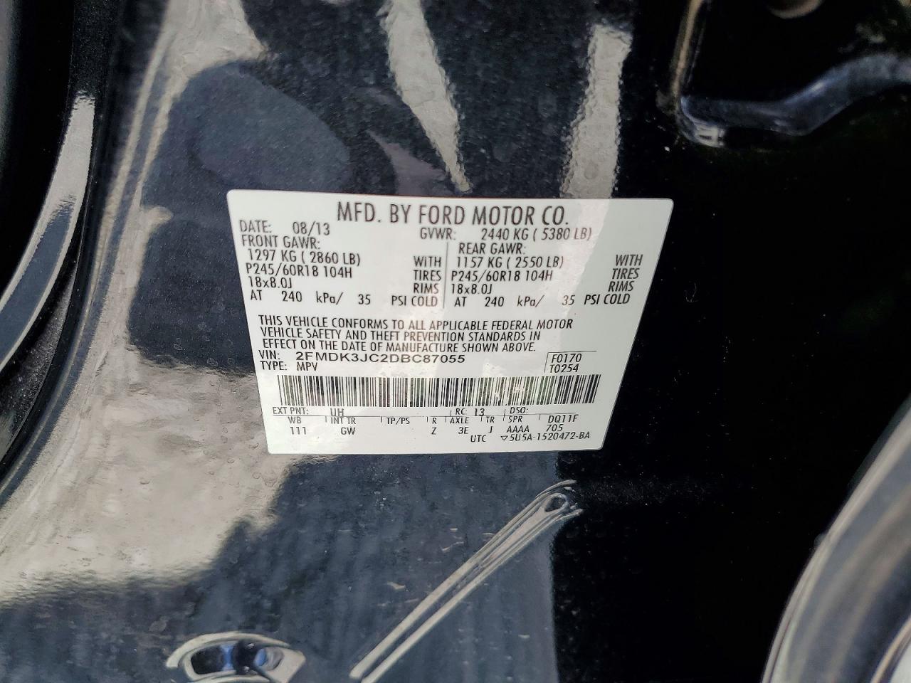 2013 FORD EDGE