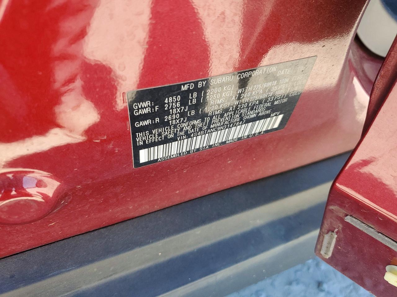 2022 SUBARU OUTBACK