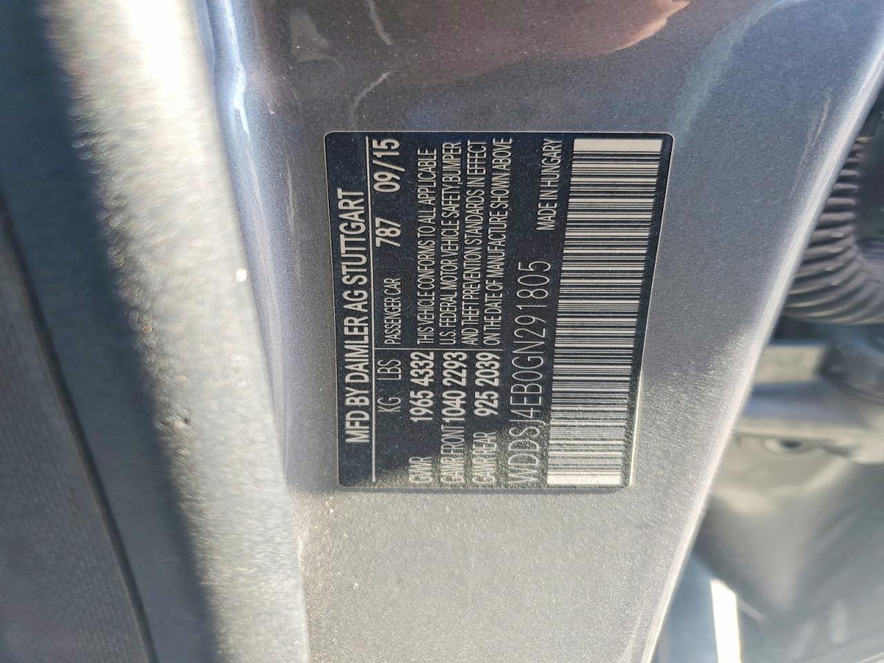 2016 MERCEDES-BENZ CLA-CLASS