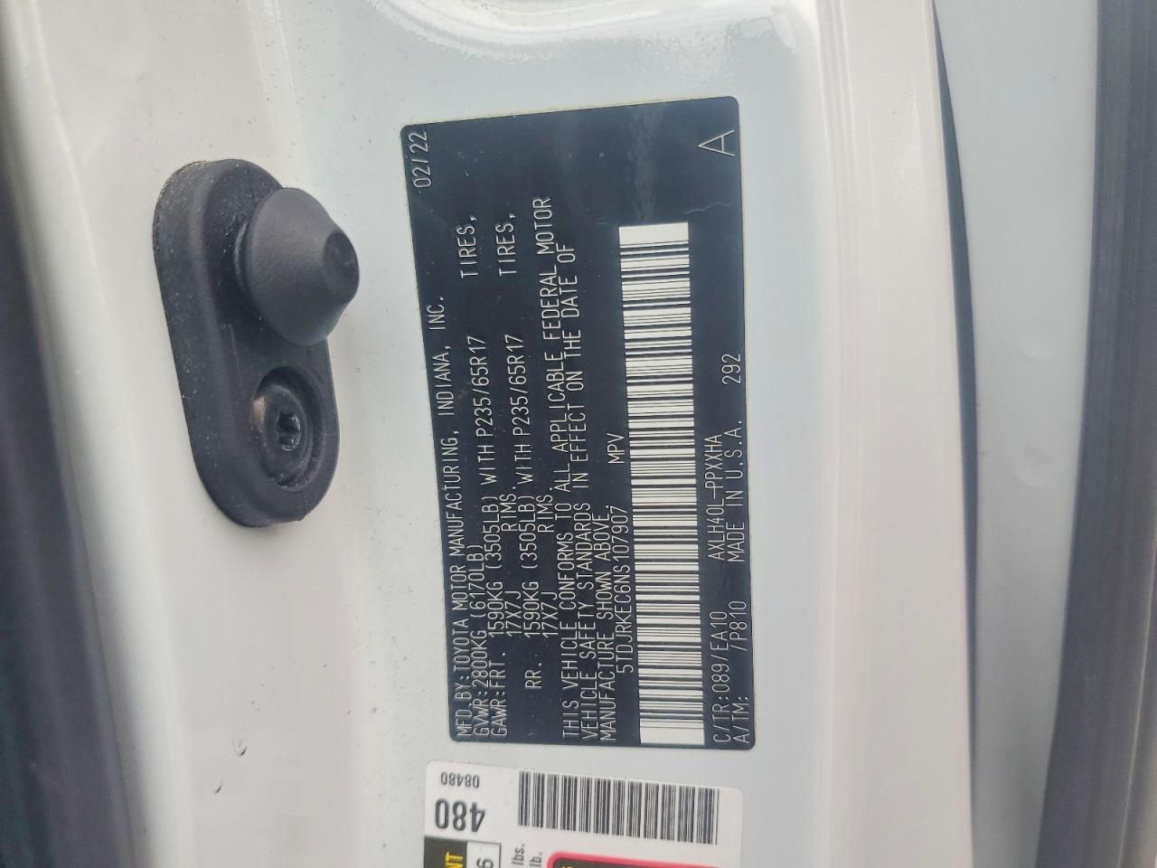 2022 TOYOTA SIENNA