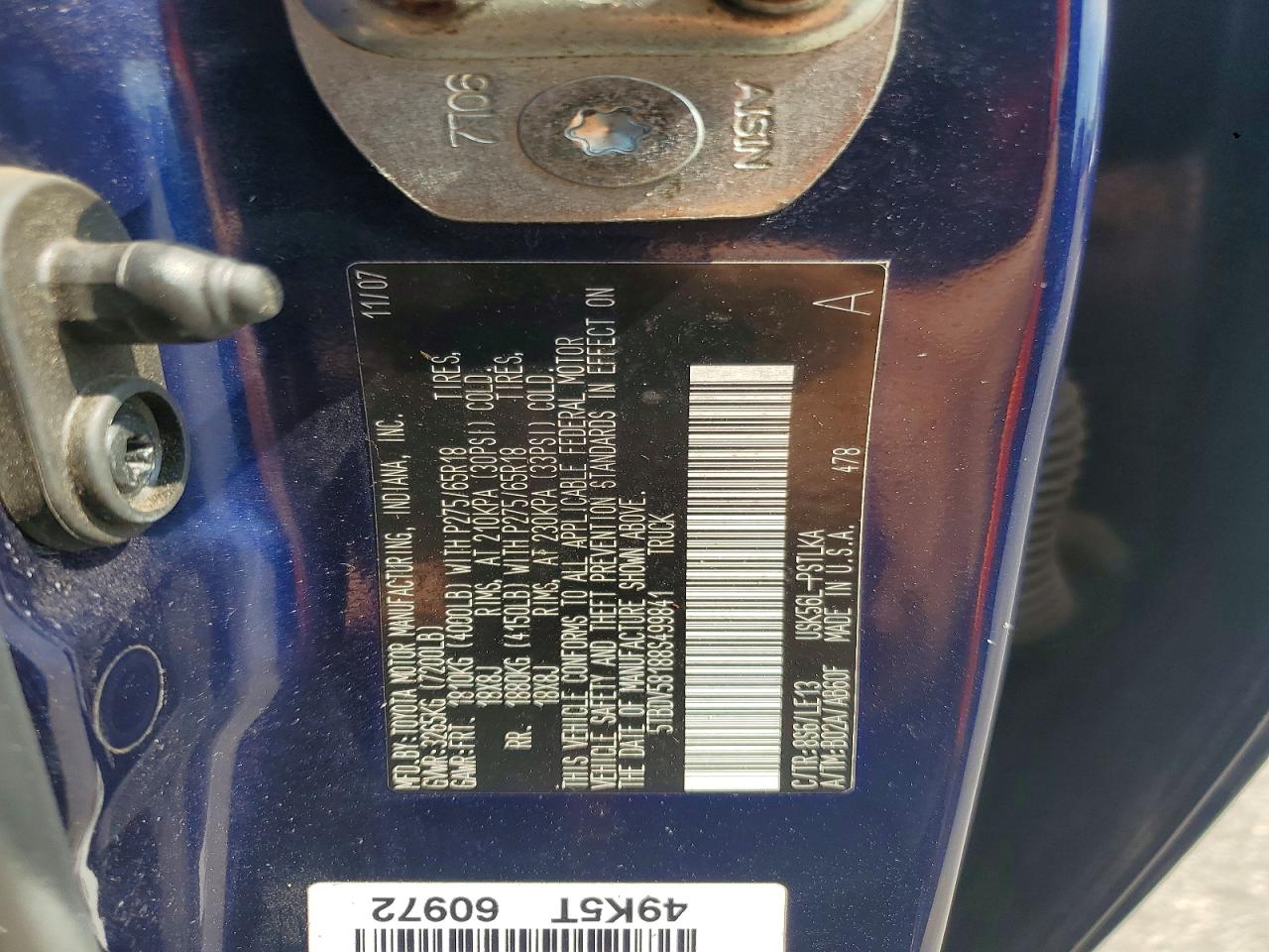 2008 TOYOTA TUNDRA