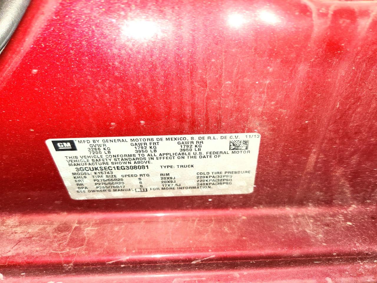 2014 CHEVROLET SILVERADO