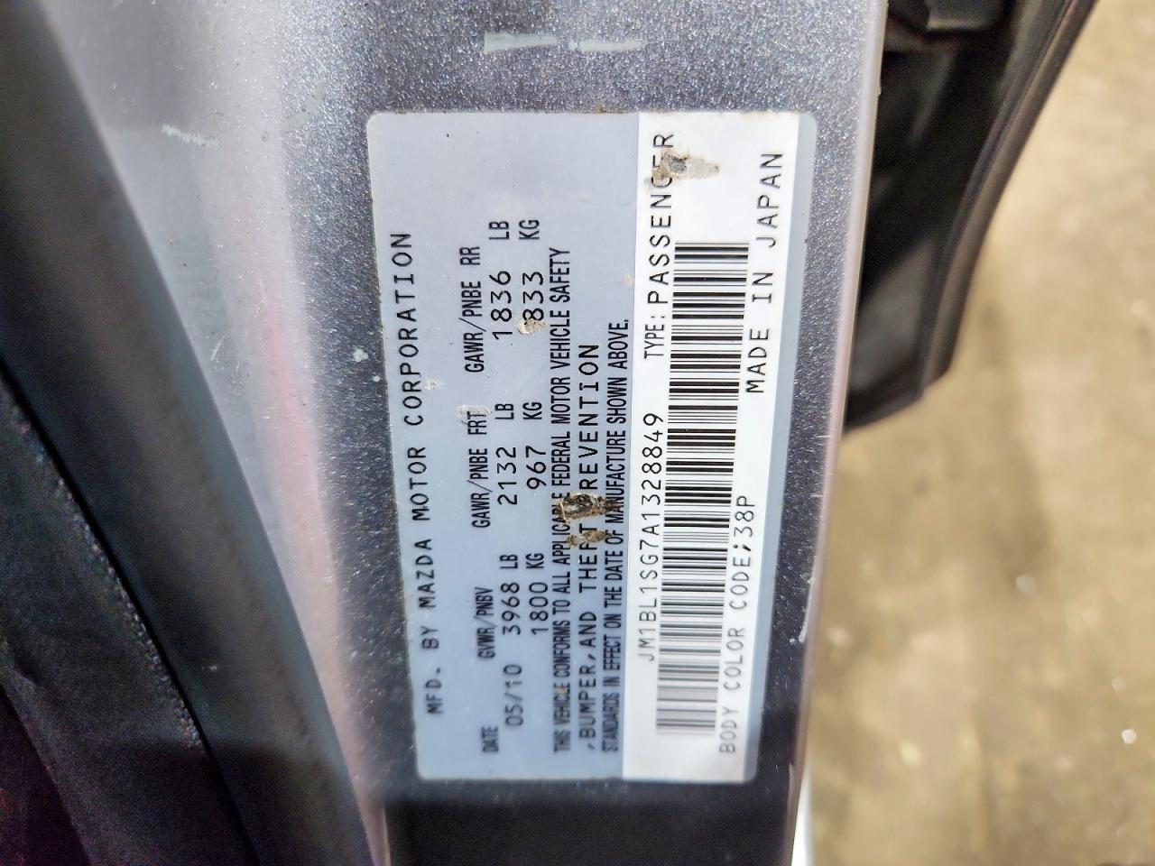 2010 MAZDA 3