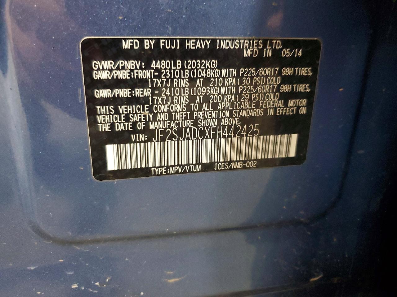2015 SUBARU FORESTER
