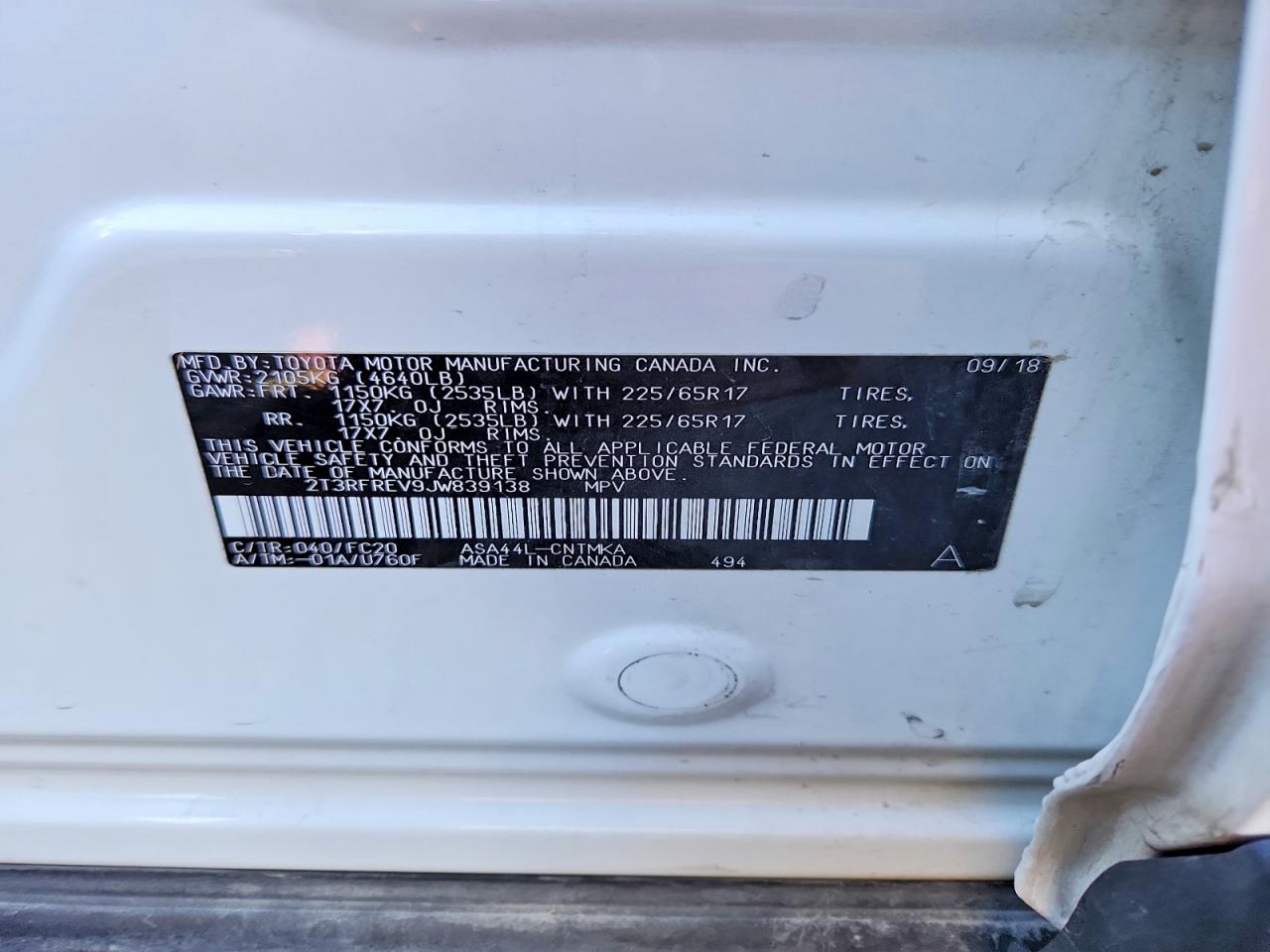 2018 TOYOTA RAV4
