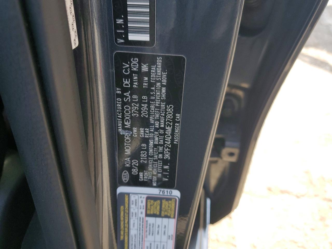 2021 KIA FORTE