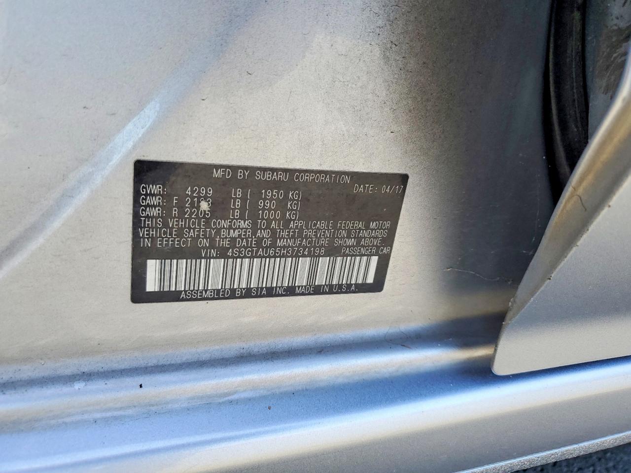 2017 SUBARU IMPREZA