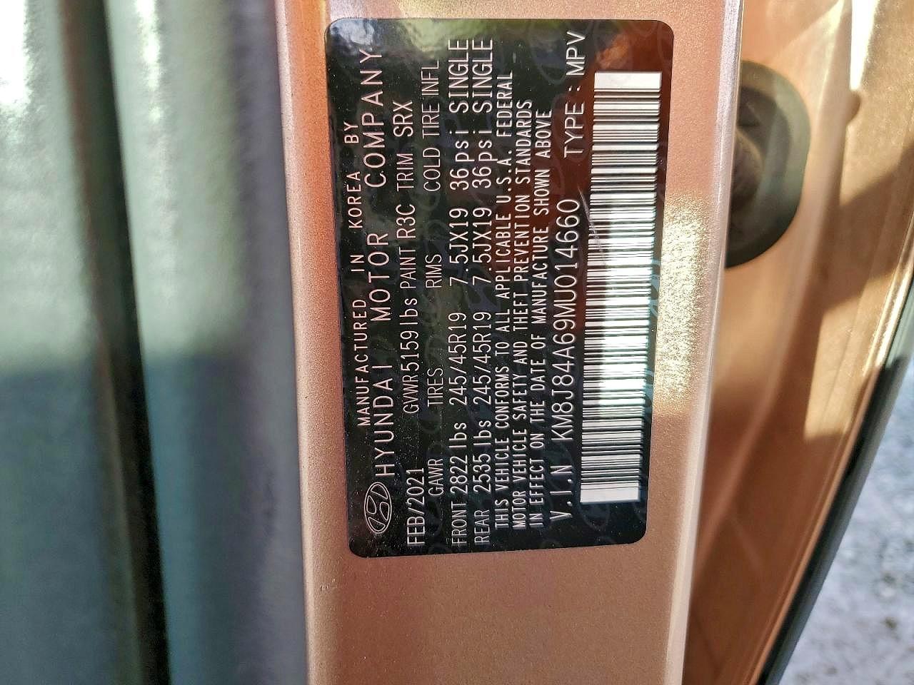 2021 HYUNDAI NEXO