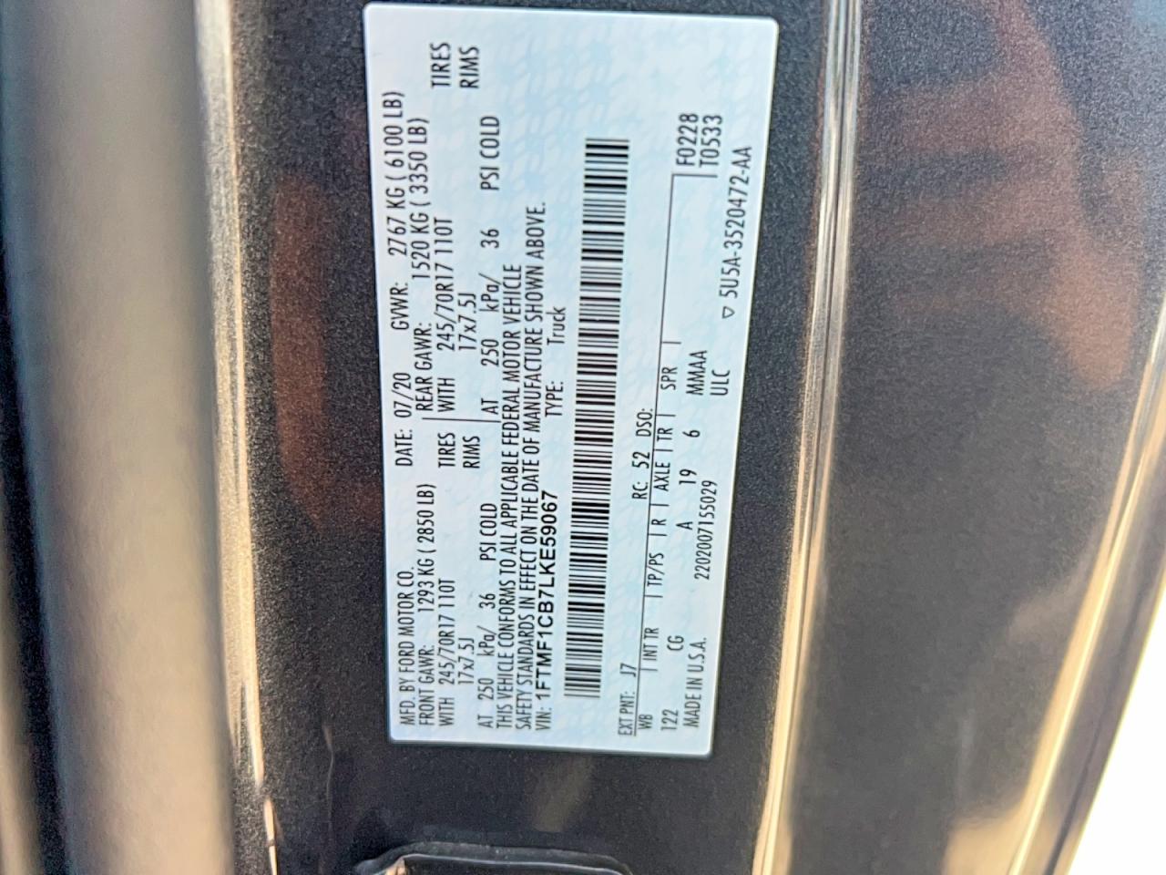2020 FORD All Models