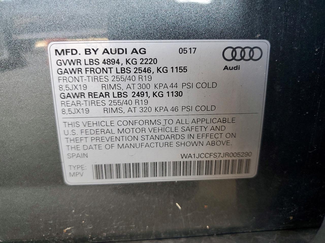 2018 AUDI Q3