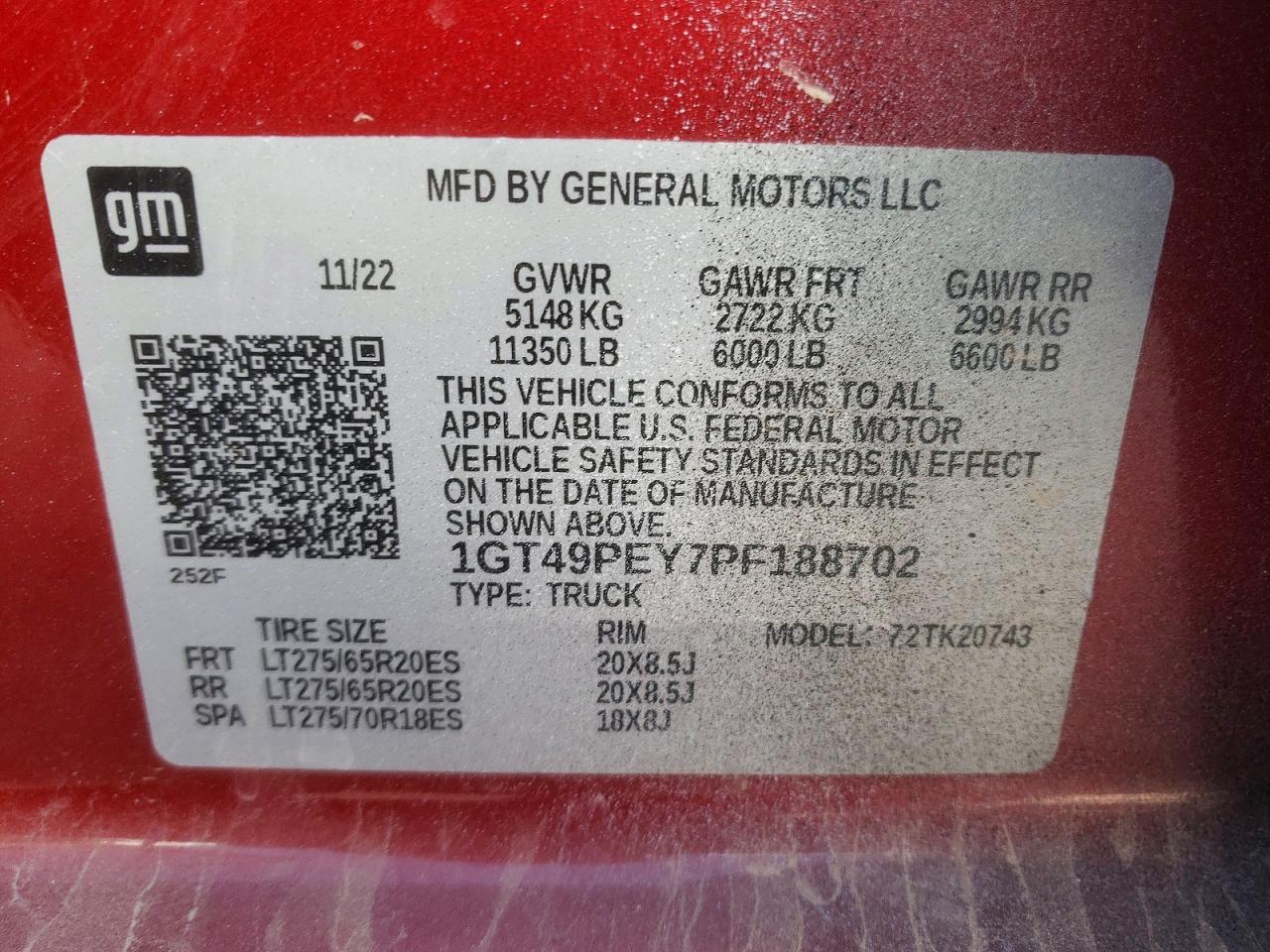 2023 GMC SIERRA