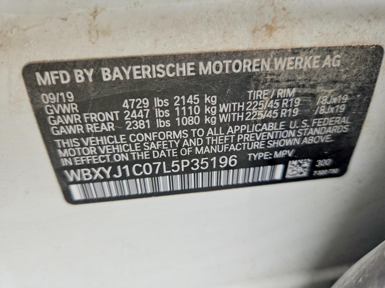 2020 BMW X2