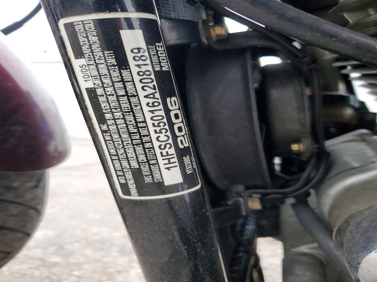 2006 HONDA VTX CYCLE