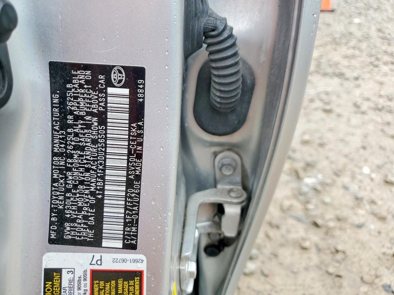 2013 TOYOTA CAMRY