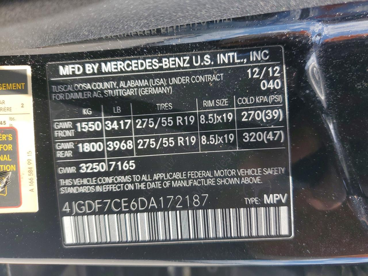 2013 MERCEDES-BENZ GL-CLASS