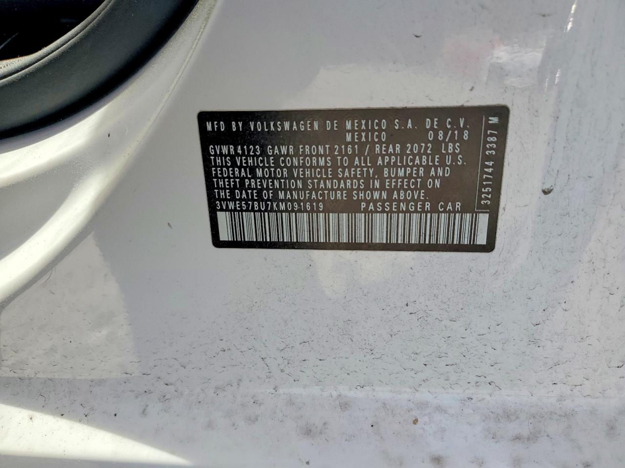 2019 VOLKSWAGEN JETTA