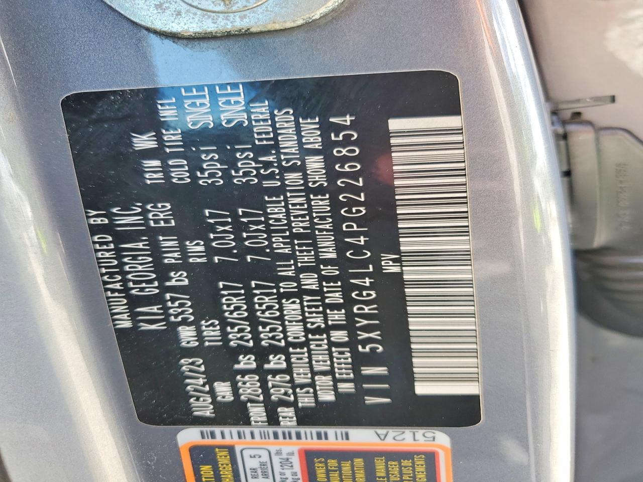 2023 KIA SORENTO