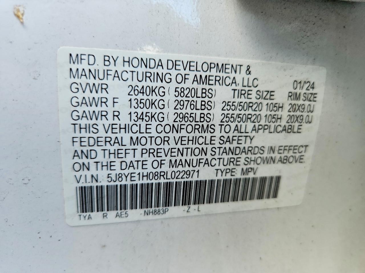 2024 ACURA MDX