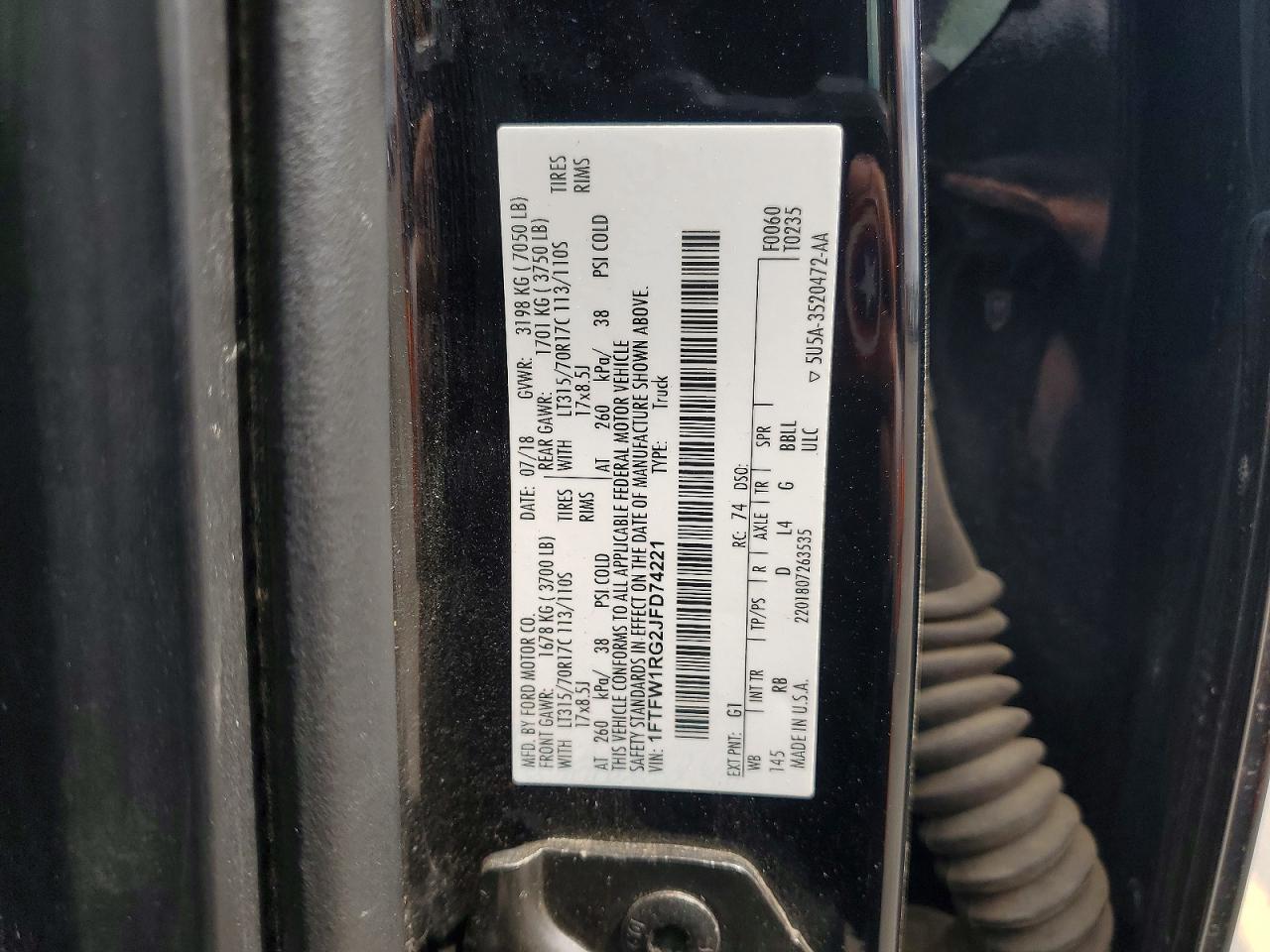 2018 FORD F150