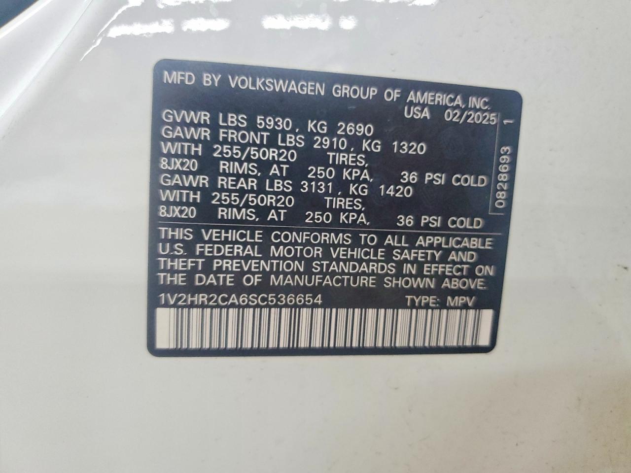 2025 VOLKSWAGEN ATLAS