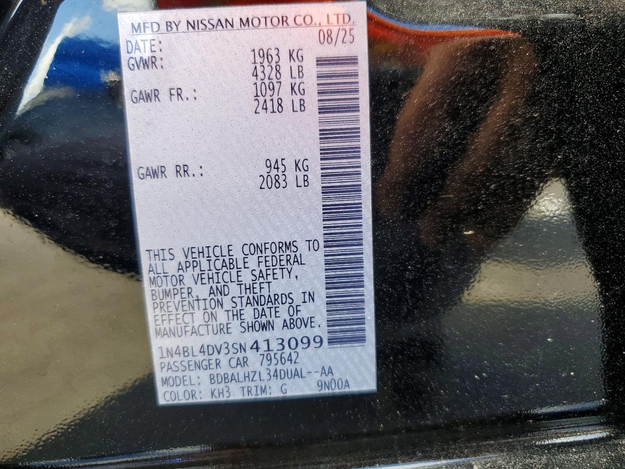 2025 NISSAN ALTIMA