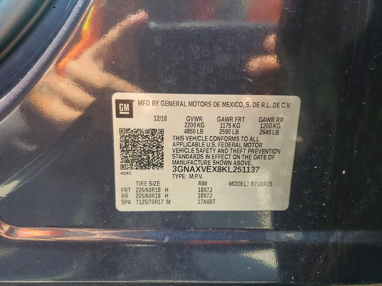 2019 CHEVROLET EQUINOX