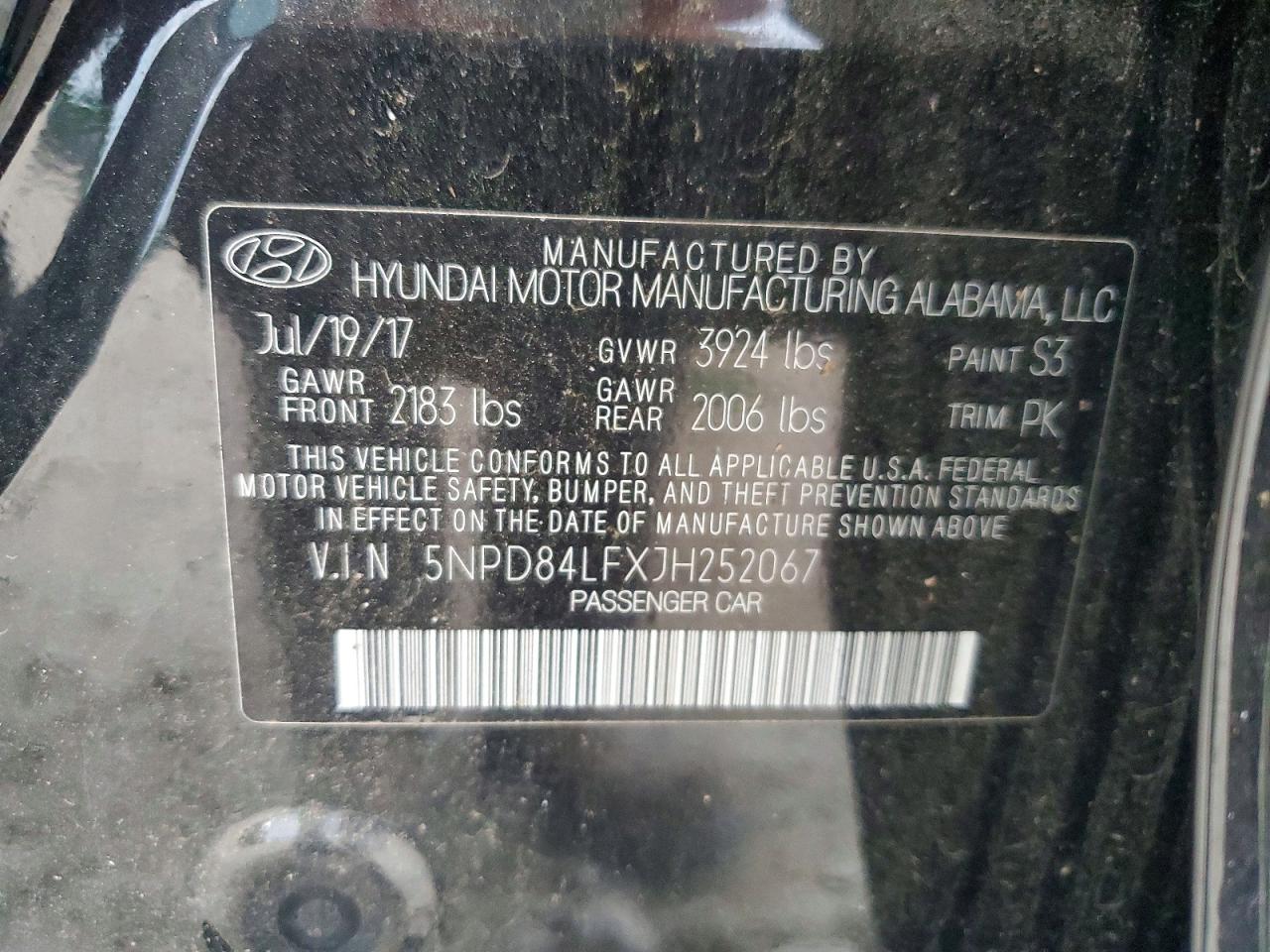 2018 HYUNDAI ELANTRA