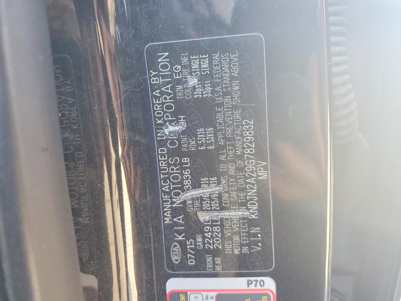 2016 KIA SOUL