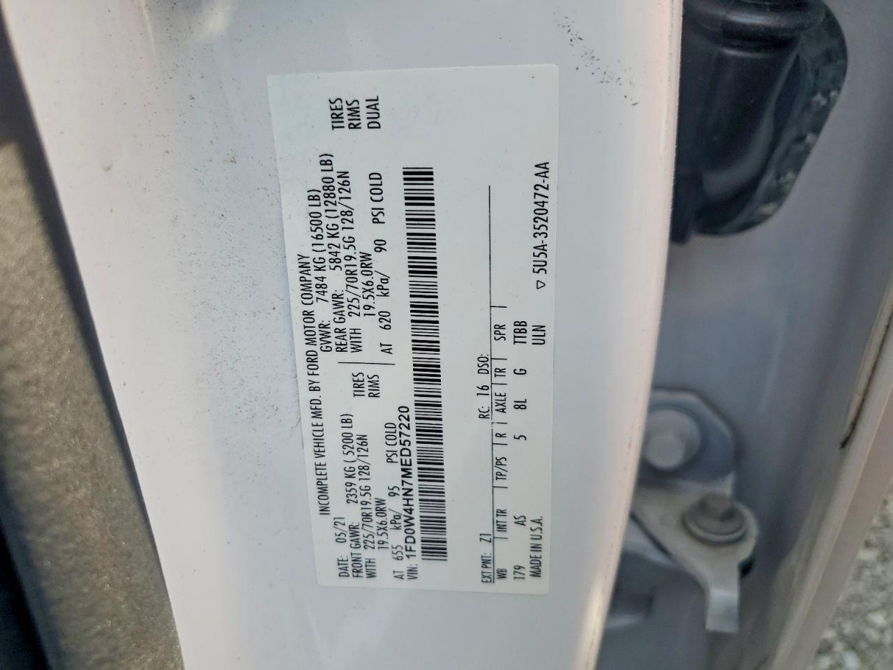 2021 FORD F450