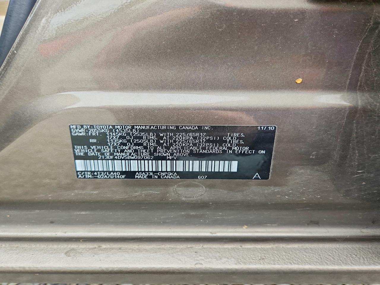 2011 TOYOTA RAV4