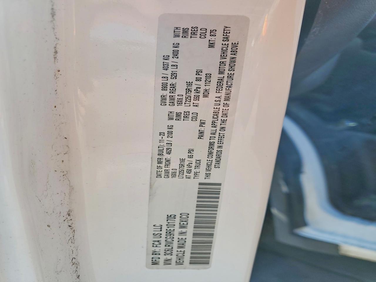 2024 RAM PROMASTER