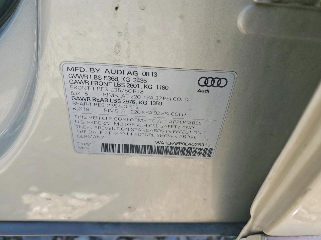 2014 AUDI Q5