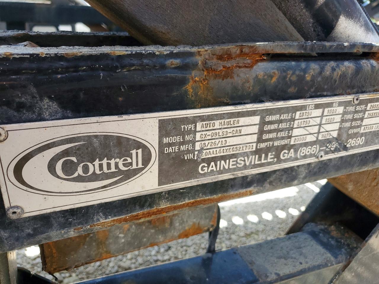 2014 COTTRELL CX -09