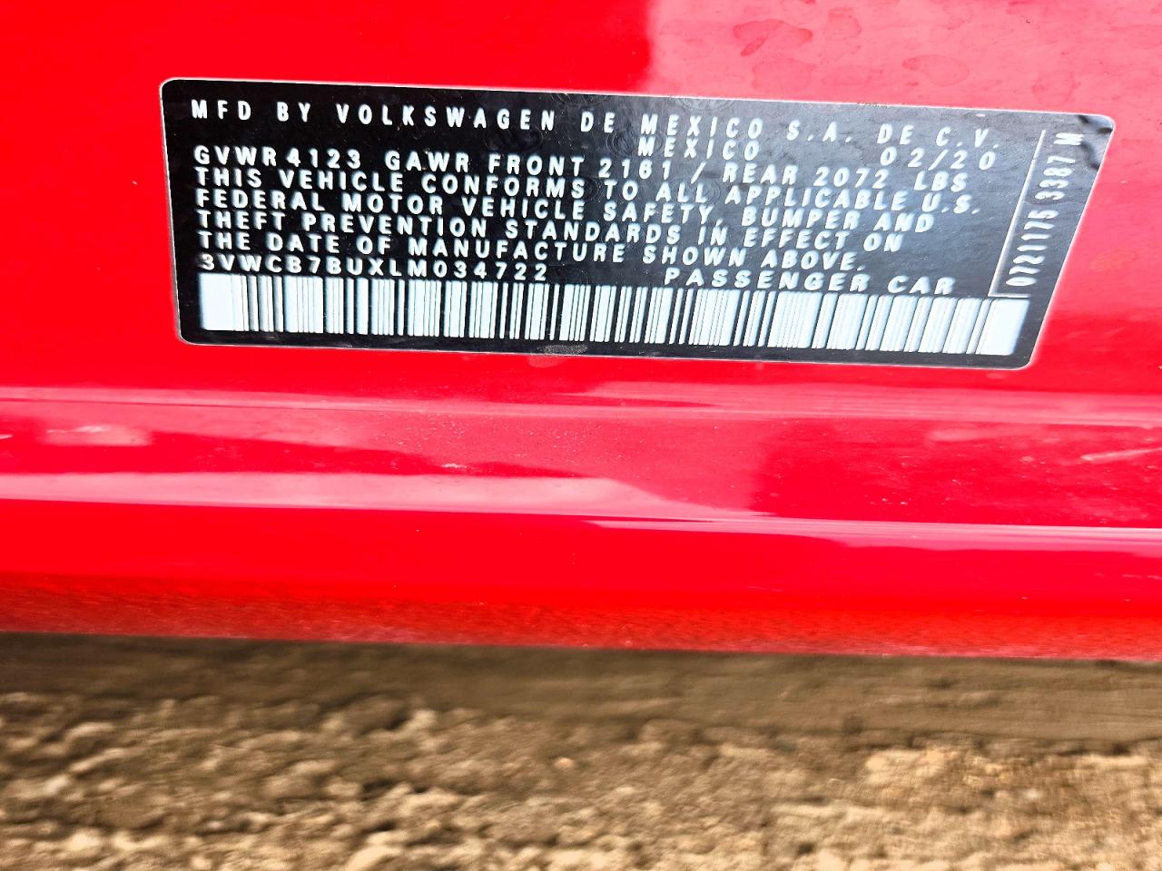2020 VOLKSWAGEN JETTA