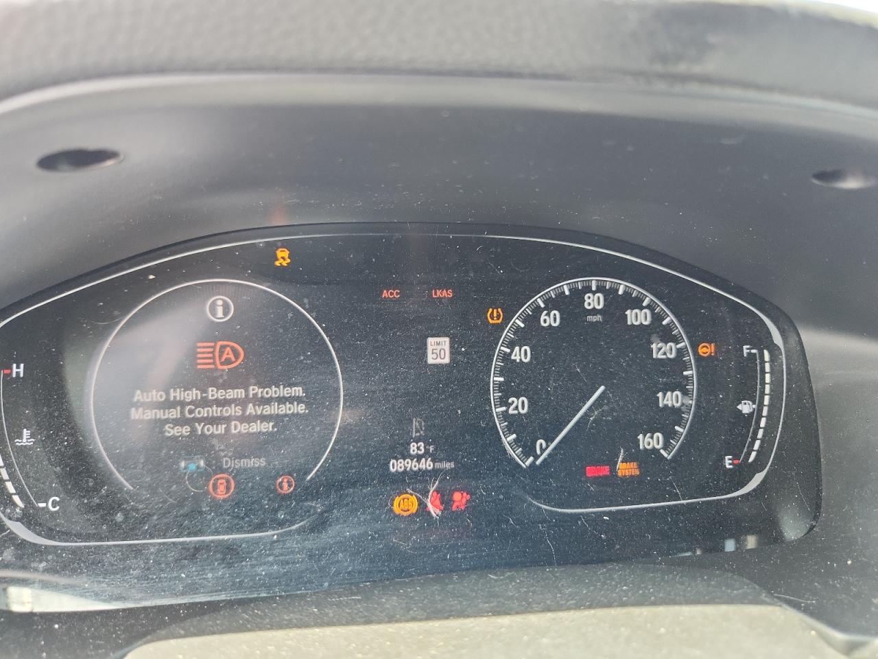 2019 HONDA ACCORD