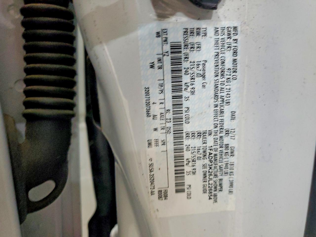 2018 FORD FOCUS
