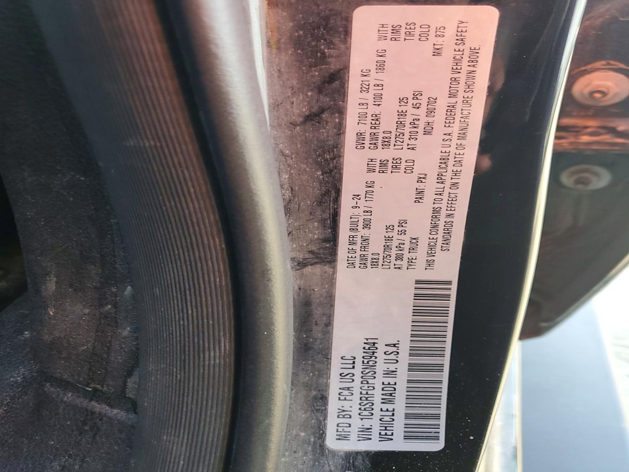 2025 RAM 1500