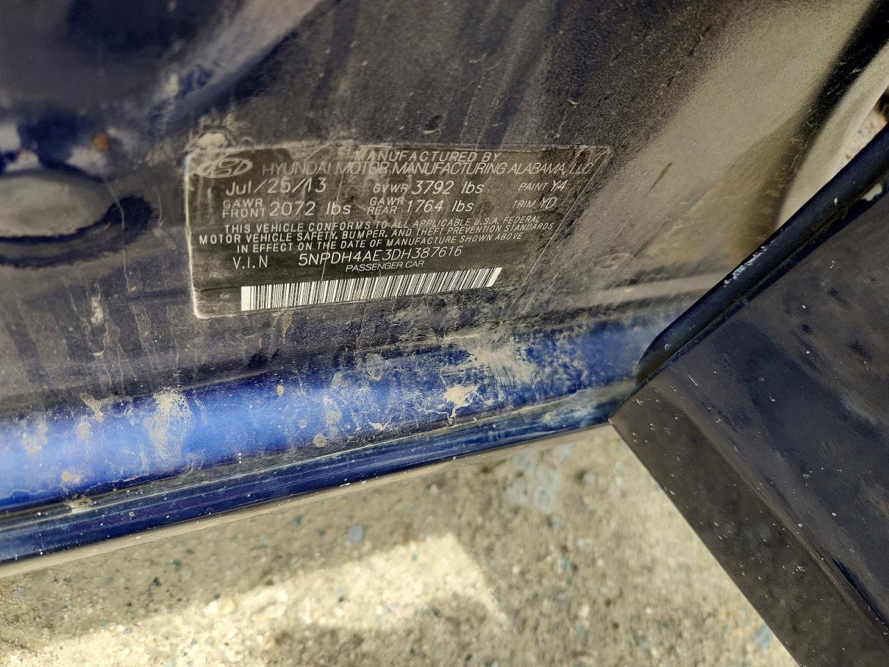 2013 HYUNDAI ELANTRA