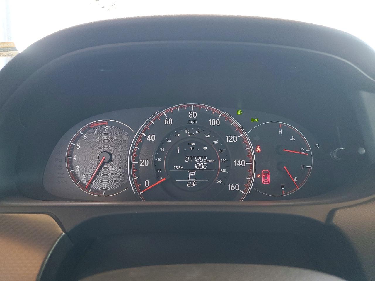 2016 HONDA ACCORD