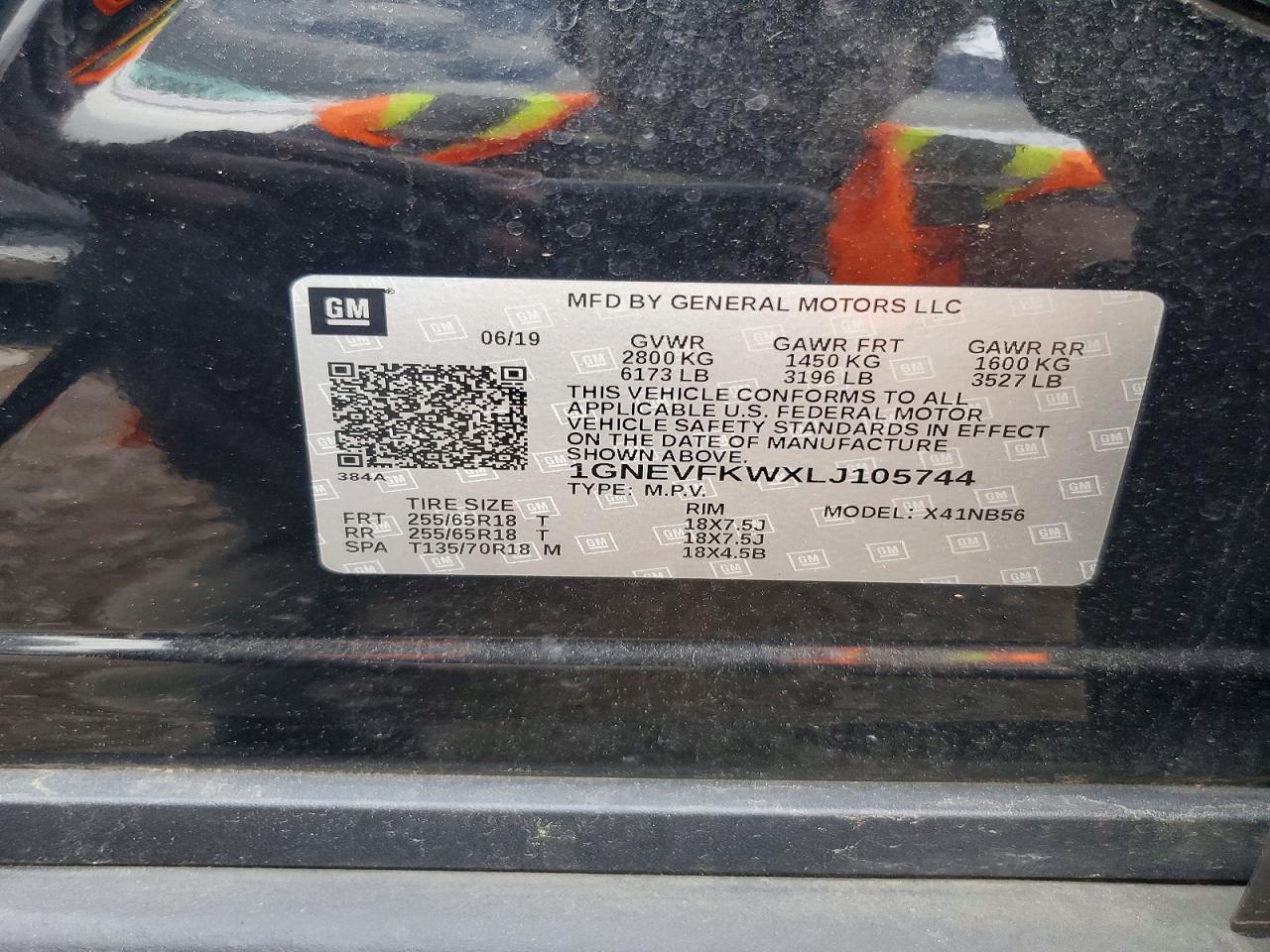 2020 CHEVROLET TRAVERSE